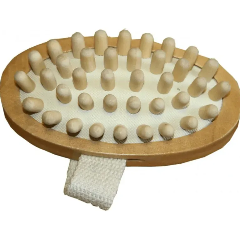 Borstiq Brosse de Massage Bois de Hêtre