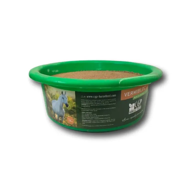 CGP Horse Feed Vermibloc Bloc à Lécher Parasite Cheval
