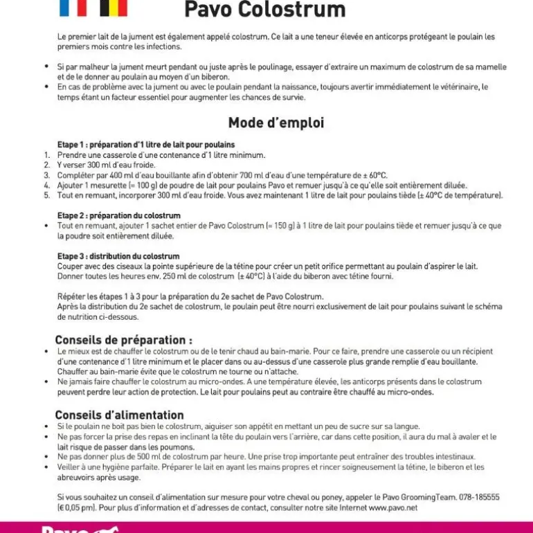 Pavo Colostrum/Biest